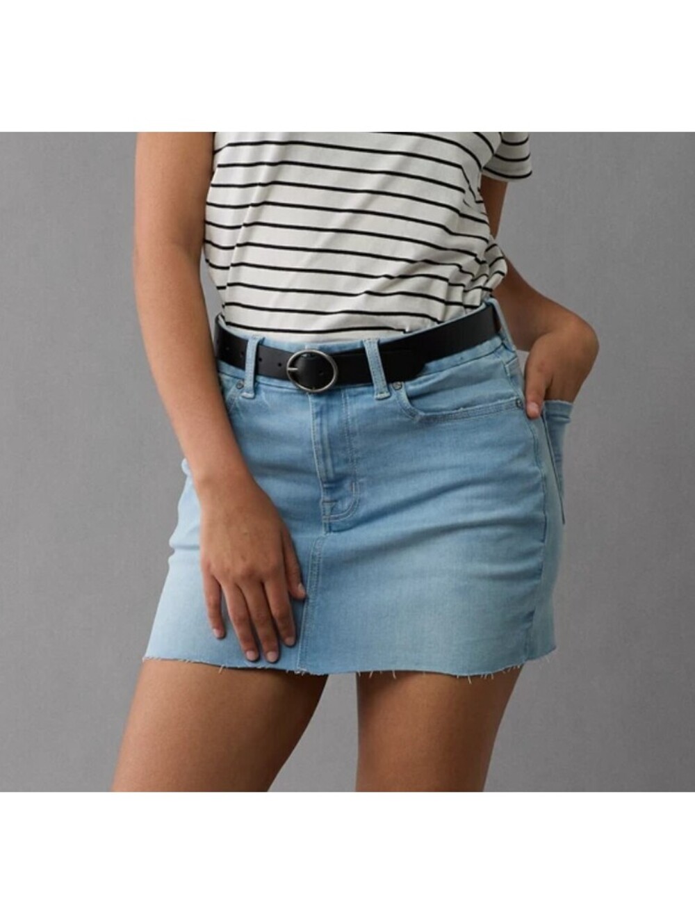 American Eagle Light Wash Mini Denim Skirt - Women's 16 NWOT